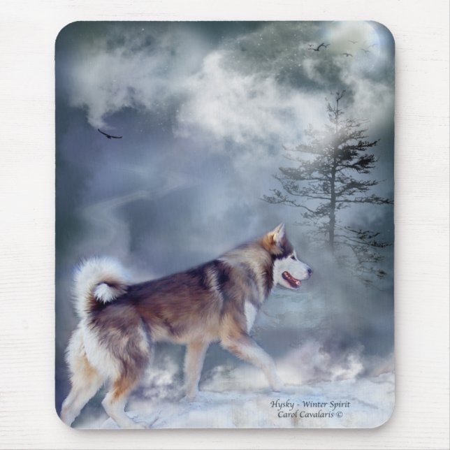 Husky - Winter Spirit Mousepad (Front)