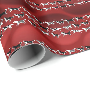 Husky Wrapping Paper Christmas Husky Gift Paper