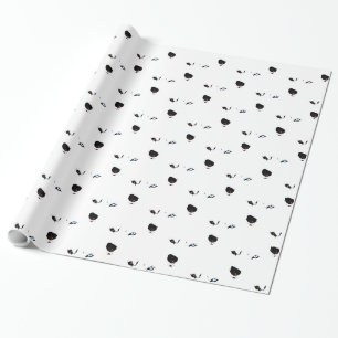Husky Wrapping Paper Husky Sled Dog Paper