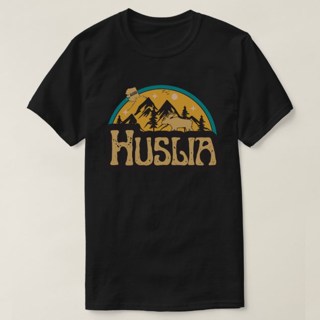 Huslia, Alaska T-Shirt (Design Front)