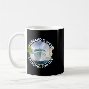 Husnd And Wife Cruising For Life Men's Women's Cru Coffee Mug