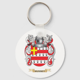 Hussey Coat of Arms (Family Crest) Key Ring
