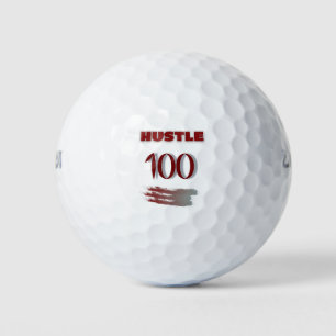 Hustle 100 golf balls