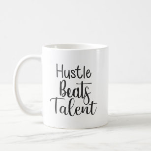 Hustle Beats Talent - Success Gym Motivational Coffee Mug