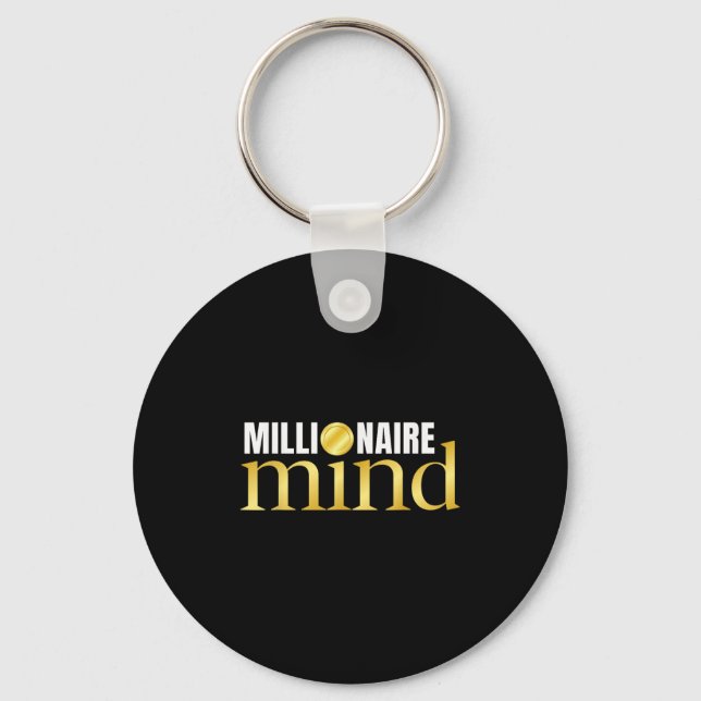 Hustle Boss, Success Money Motivation Millionaire  Key Ring (Front)
