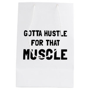Hustle For Muscle Medium Gift Bag