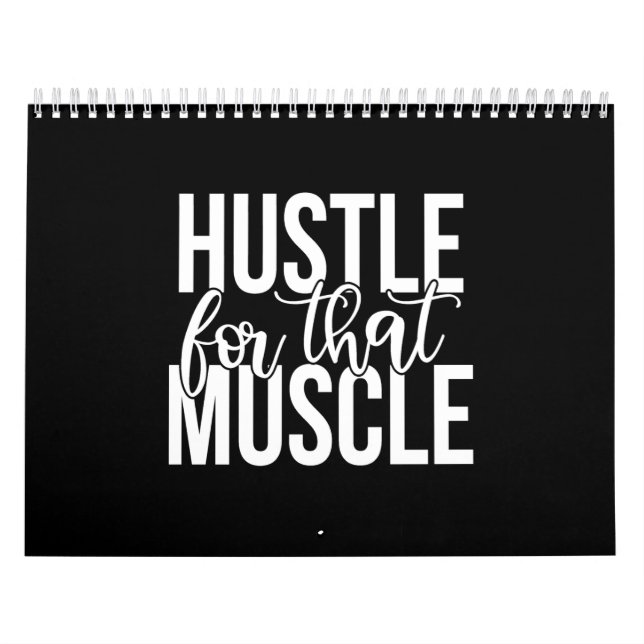 hustle for that muscle calendar (Cover)