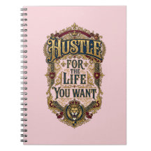 Hustle For The Life You Want - Royal Lion Crown