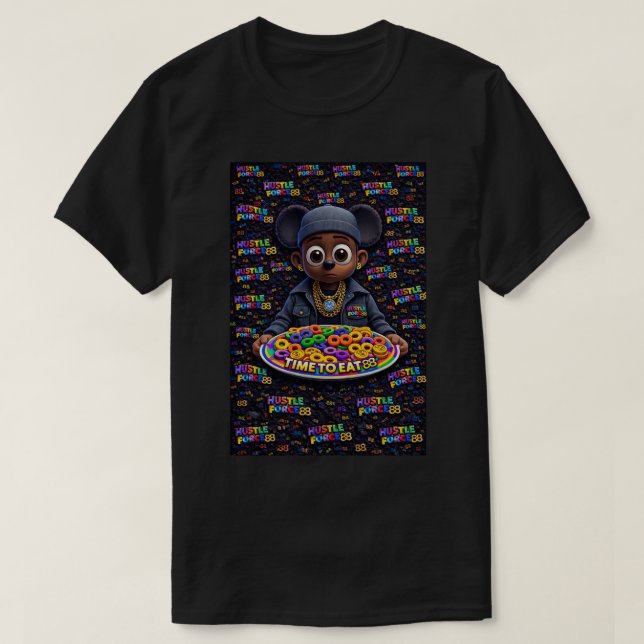 Hustle Force 88  Cereal T Shirt (Design Front)