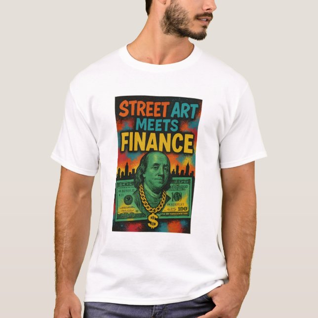 Hustle Hard: Street Money Vibes T-Shirt (Front)