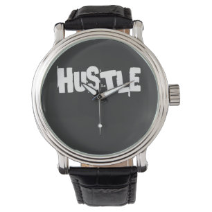 Hustle Harder Motivational Wrist Watch. Watch