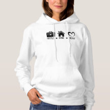 Hustle, Home, Heart: Motivational Hoodie Design