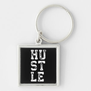 HUSTLE - Inspirational Key Ring