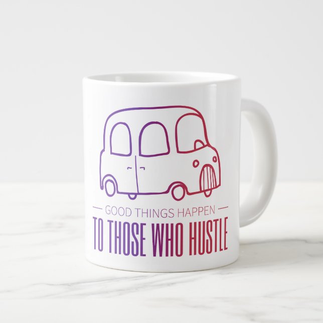 Hustle  Jumbo Mug (Front Right)