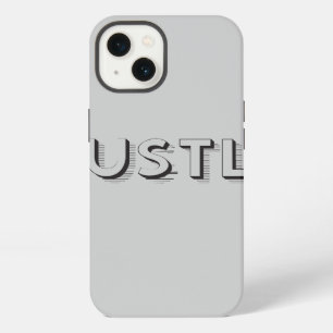 Hustle Modern Typography iPhone Case