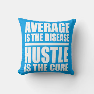 Hustle - Motivational Words Cushion