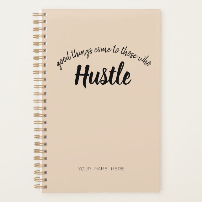 "Hustle" Planner (Front)