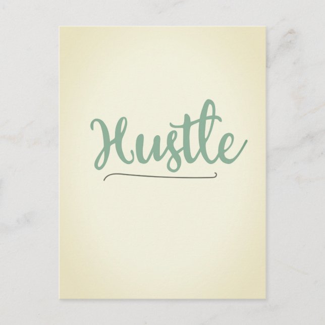 Hustle Postcard (Front)