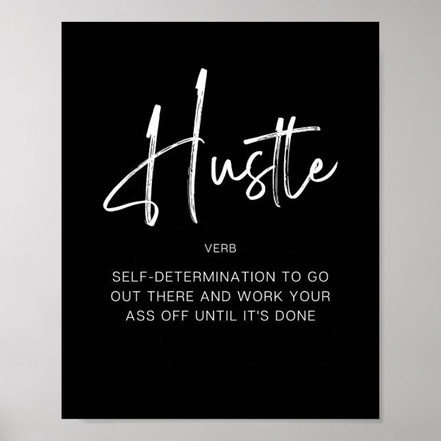 Hustle Poster (Front)