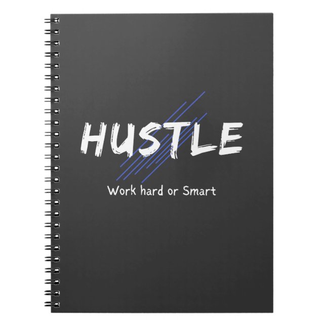 Hustle Spiral Photo Notebook (Front)