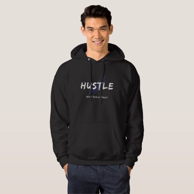 Hustle T-Shirt Hoodie (Front Full)