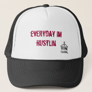 hustlin trucker hat