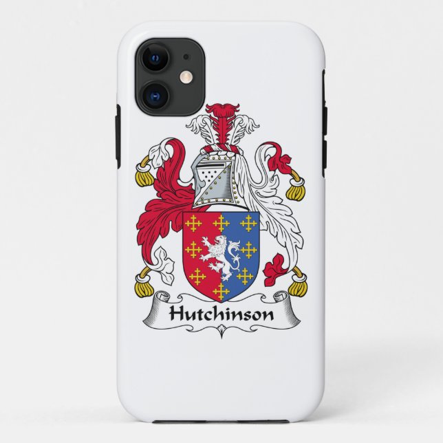 Hutchinson Family Crest Case-Mate iPhone Case (Back)
