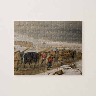 Huts and Warm Clothing for the Army, plate from 'T Jigsaw Puzzle