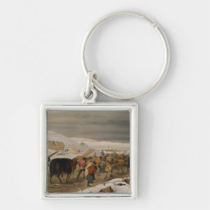 Huts and Warm Clothing for the Army, plate from 'T Key Ring