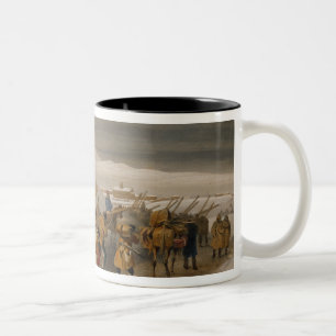 Huts and Warm Clothing for the Army, plate from 'T Two-Tone Coffee Mug