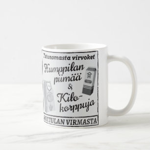 Huttulan piimää - sananmuunnos huumorimuki coffee mug