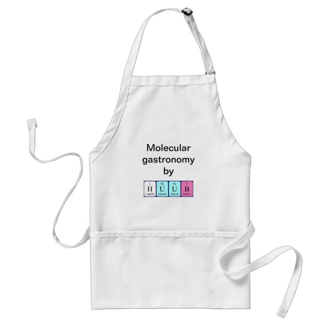Huub periodic table name apron (Front)