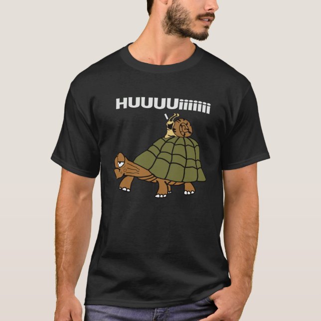 Huuuuuiiii combination turtle snail T-Shirt (Front)
