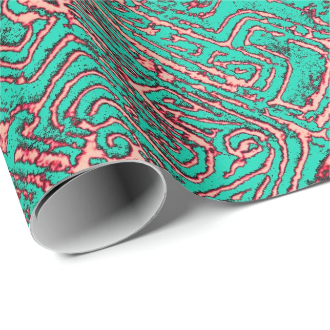 Huyuco Copper Green Wrapping Paper (Roll Corner)