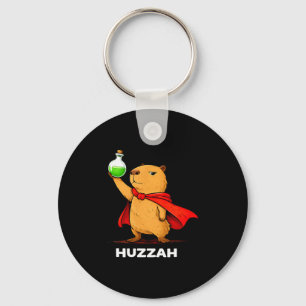 Huzzah capybara alchemist funny potion meme novelt key ring