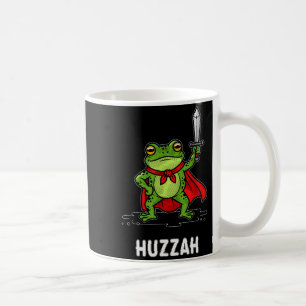 Huzzah Frog  Coffee Mug