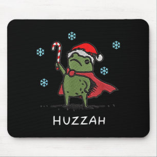 Huzzah Frog Knight Funny Sword Meme Quote Christma Mouse Pad