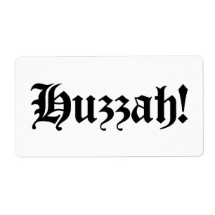 Huzzah! {Mediaeval Typography}