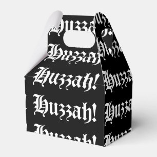 Huzzah! {Mediaeval Typography} Favour Box