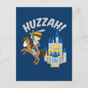 Huzzah Renaissance Faire Knight Postcard