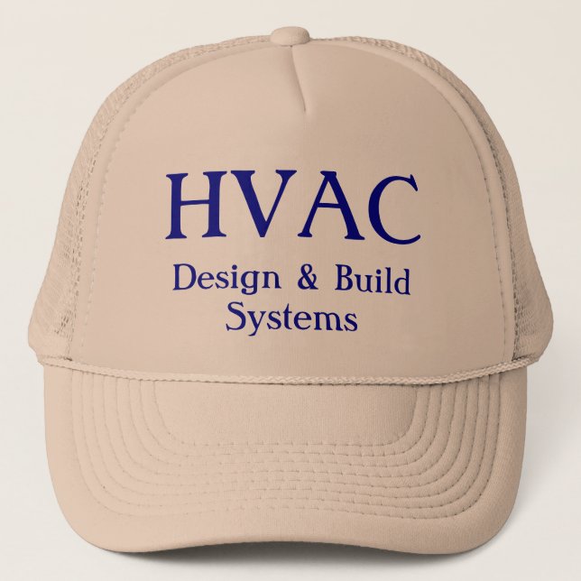 HVAC, Design & Build Systems Trucker Hat (Front)
