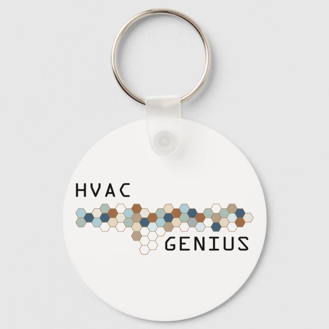 HVAC Genius Key Ring (Front)