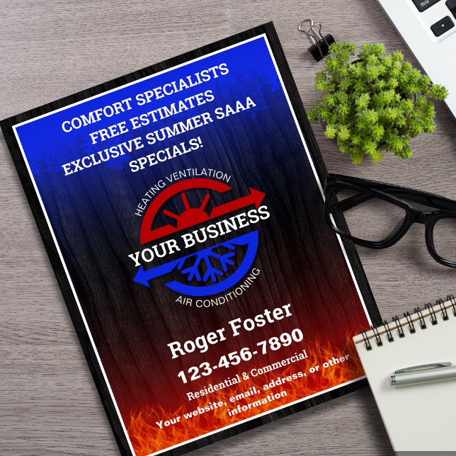 HVAC Heating and Air Flyer (Creator Uploaded)