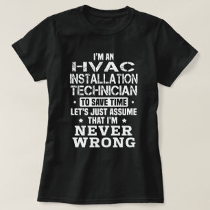 HVAC Installation Technician T-Shirt