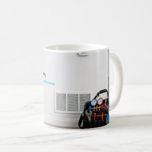HVAC Repair Heating Cooling System Coffee Mug