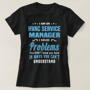HVAC Service Manager T-Shirt