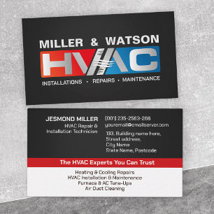 HVAC Services Business Card