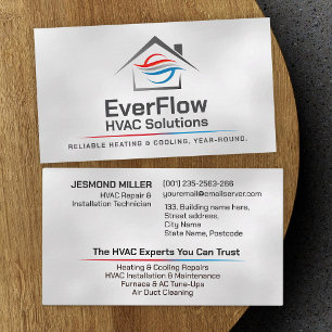 HVAC Services Business Card