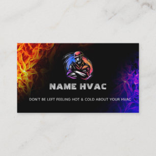 HVAC Slogans Business Cards