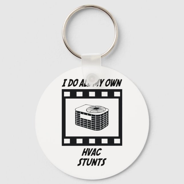 HVAC Stunts Key Ring (Front)